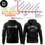 Los Angeles Metro Ride The D Est. 1993 Hoodie Shirt