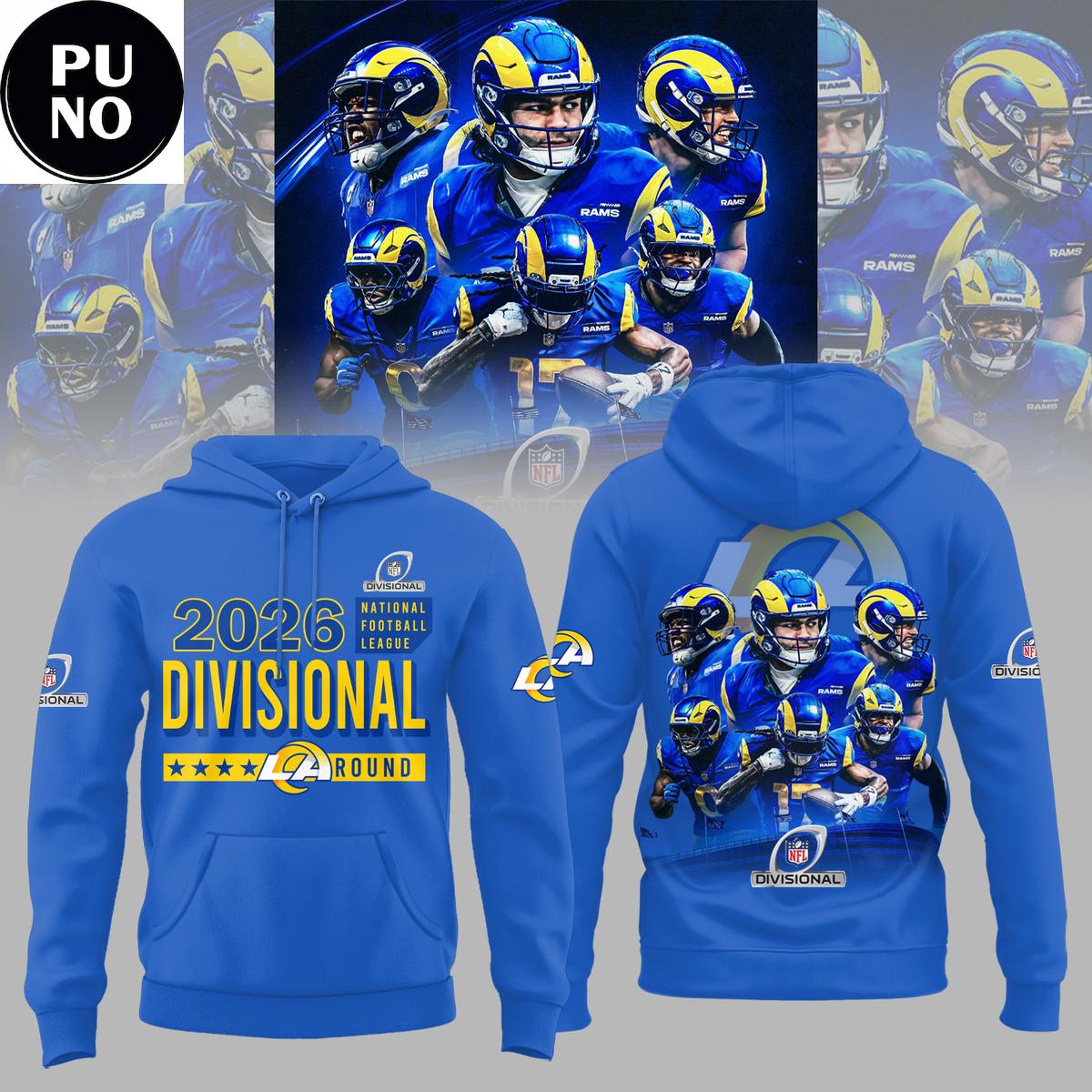 Los Angeles Rams 2026 NFL Divisional Round Hoodie