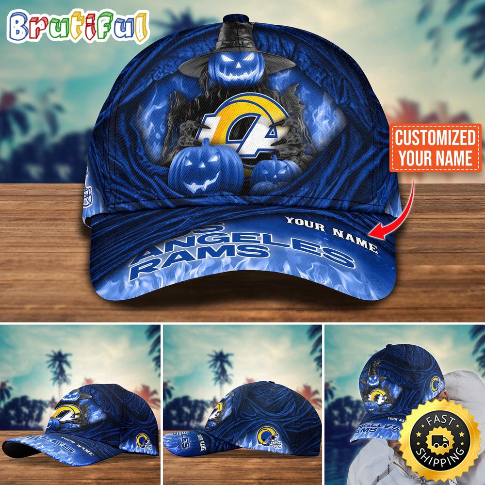 Los Angeles Rams Baseball Cap Halloween Custom Cap For Fans