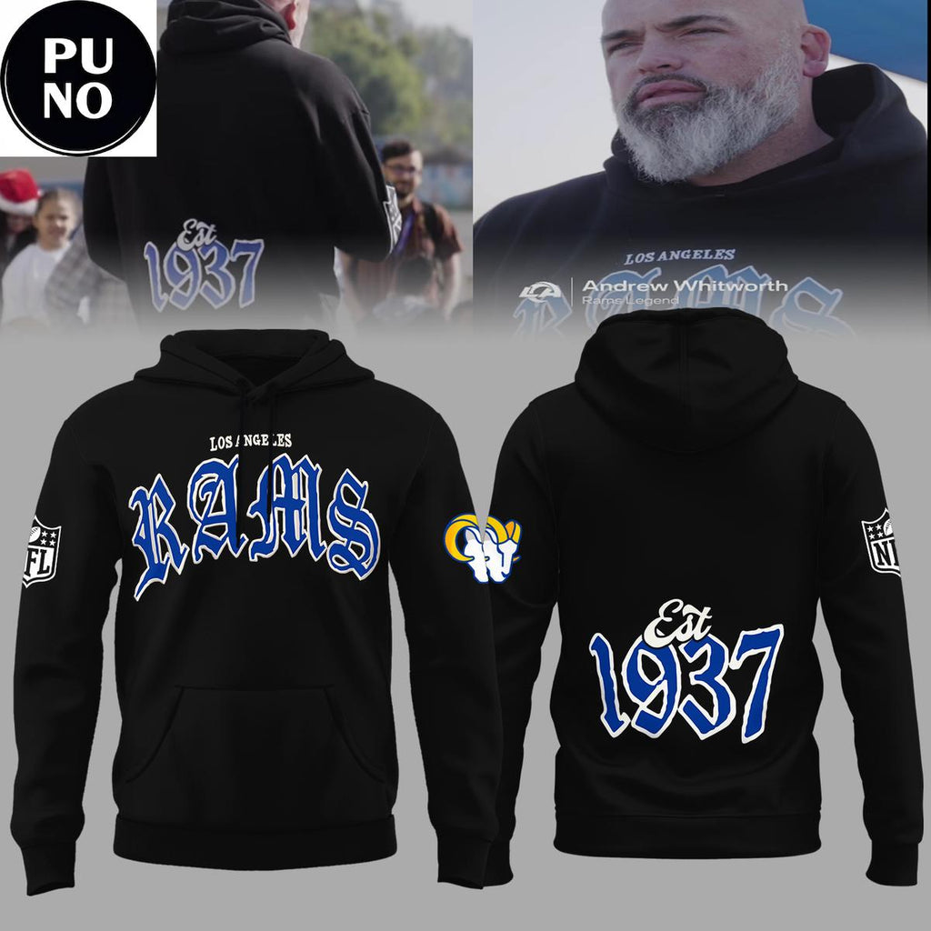 Los Angeles Rams Est 1937 Hoodie T-Shirt