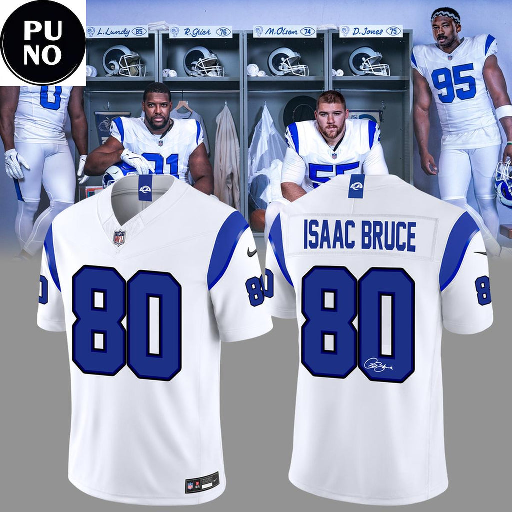 Los Angeles Rams Fearsome White Vapor F.U.S.E. Stitched 2026 Personalized Football Jersey