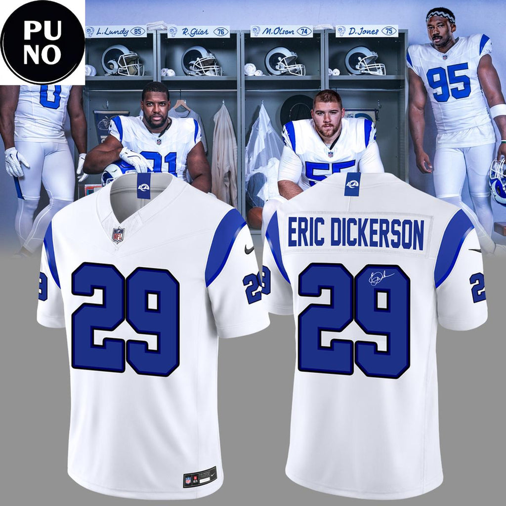 Los Angeles Rams Fearsome White Vapor F.U.S.E. Stitched 2026 Personalized Football Jersey