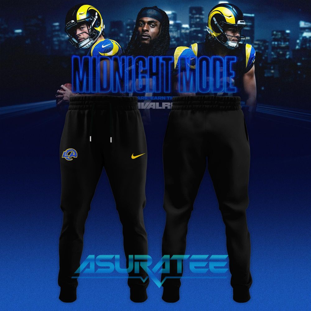 Los Angeles Rams Midnight Blue 2025 Rivalries Hoodie Set