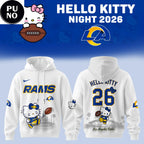 Los Angeles Rams x Hello Kitty Night 2026 Hoodie T-Shirt