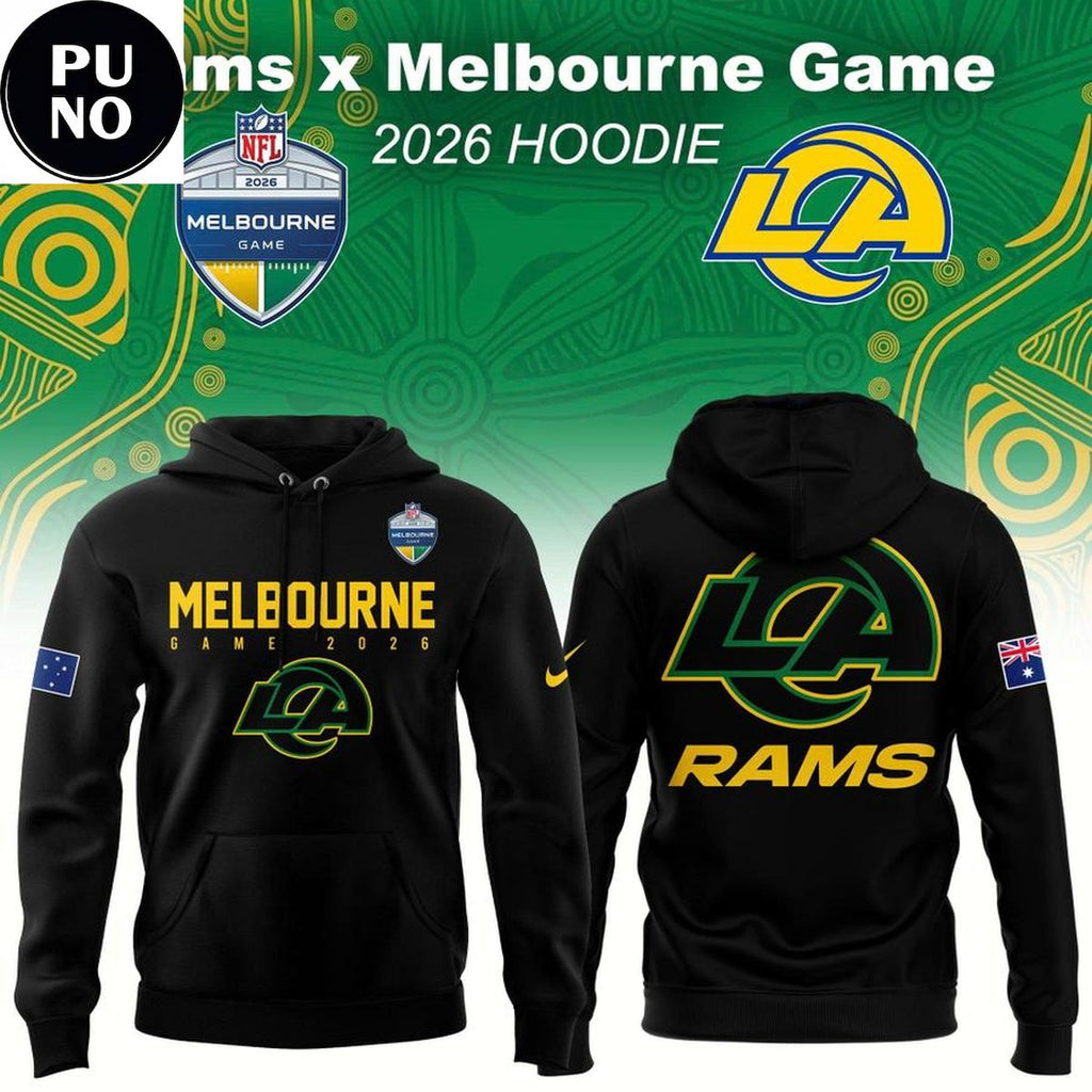 Los Angeles Rams x Melbourne Game 2026 Hoodie