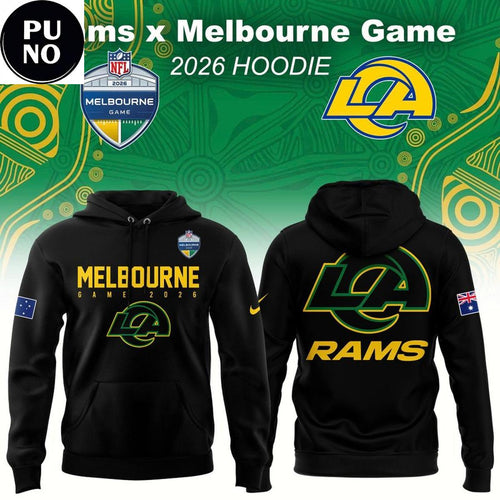 Los Angeles Rams x Melbourne Game 2026 Hoodie