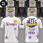 Los Angeles Sparks 30th Anniversary 2026 cLAssic since 1997 T-Shirt