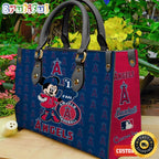 Los Angeles Angels Minnie Women Leather Hand Bag