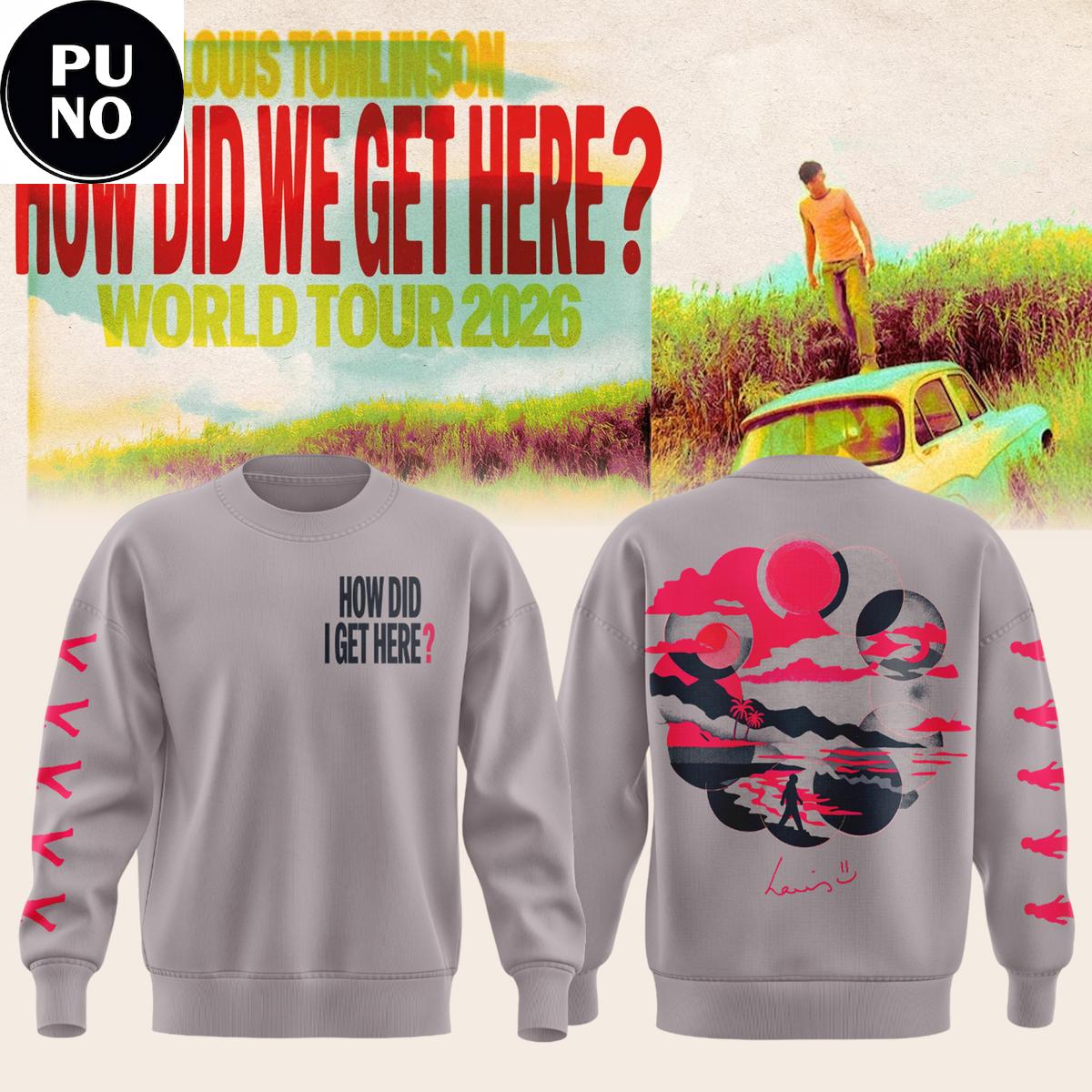 Louis Tomlinson How Did We Get Here 2026 Tour Sweathirt
