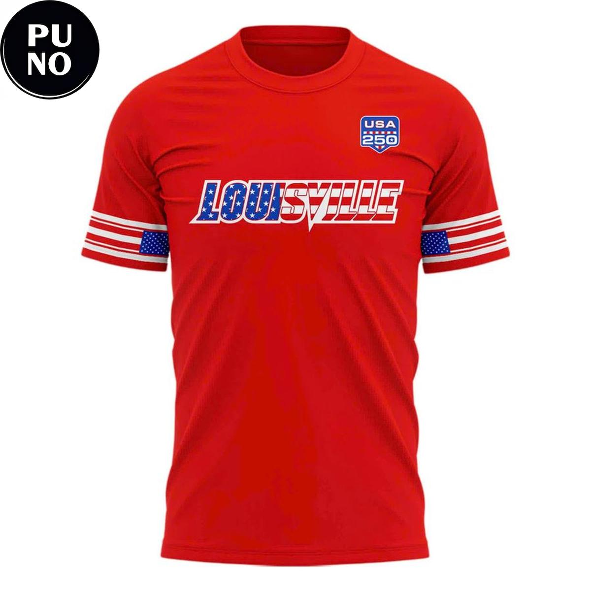 Louisville Cardinals 2026 Stars & Stripes For Our Salute to Service T-Shirt