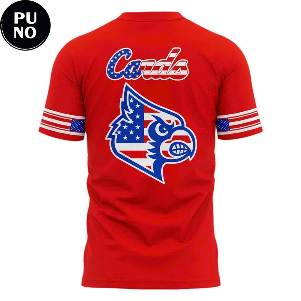 Louisville Cardinals 2026 Stars & Stripes For Our Salute to Service T-Shirt