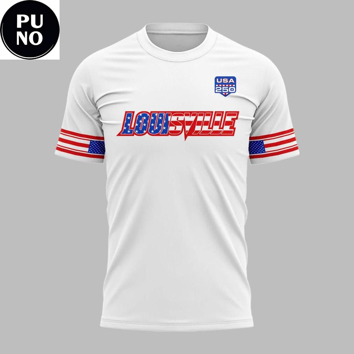 Louisville Cardinals 2026 Stars & Stripes For Our Salute to Service T-Shirt