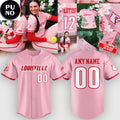 Louisville Cardinals Softball 2026 Flower Power Personalized Baseball Jersey