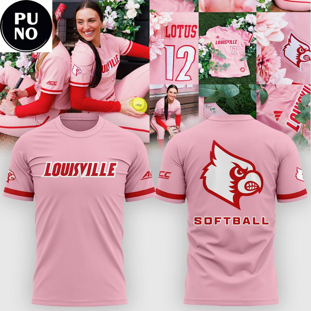 Louisville Cardinals Softball 2026 Flower Power Shirt