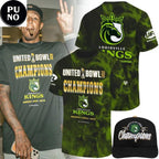 Louisville Kings 2026 United Bowl Champions Locker Room Tie-dye T-Shirt
