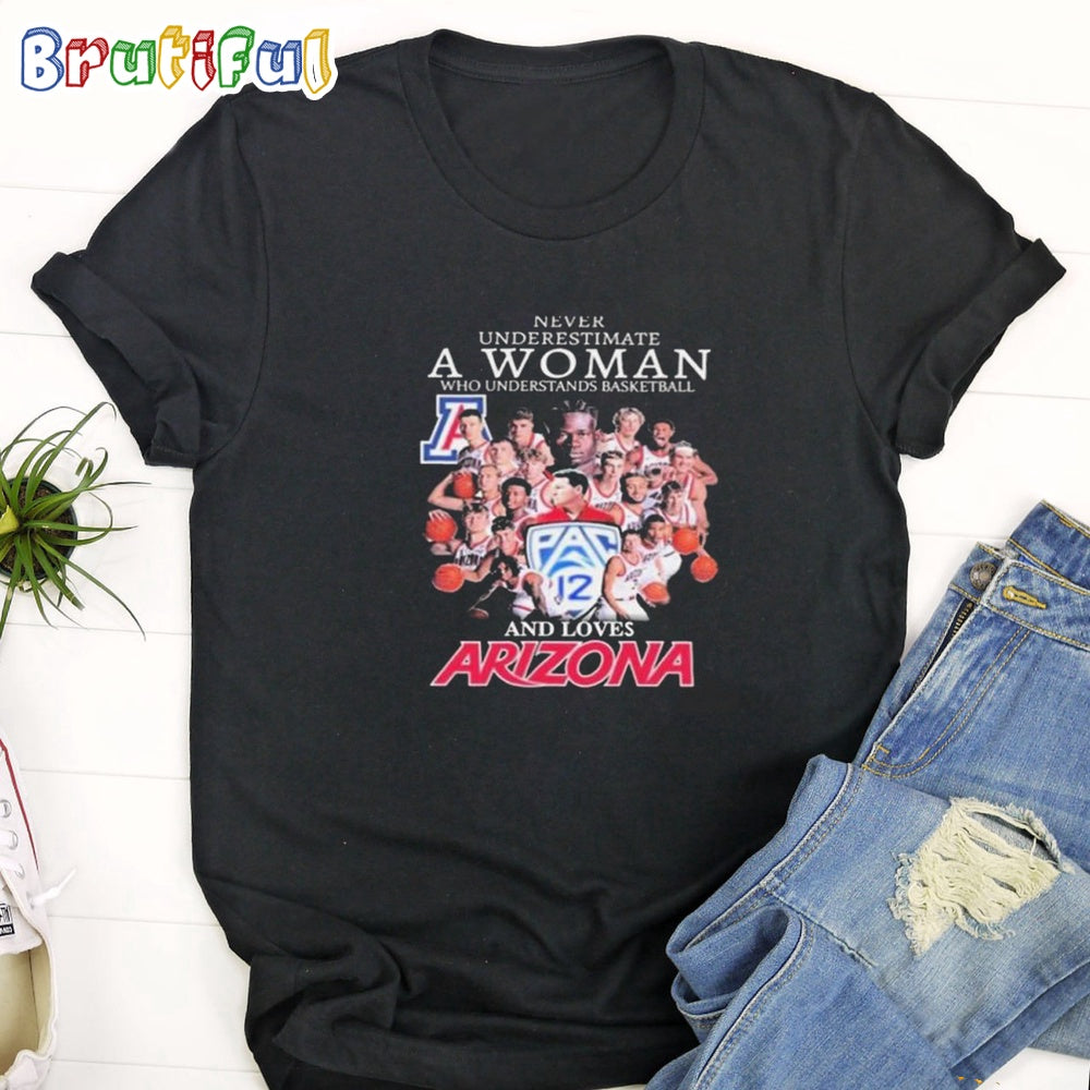 Loves Arizona Wildcats Men’s Basketball T Shirt