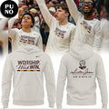 Loyola Basketball Worship Work Win Sister Jean She Is With Us Hoodie