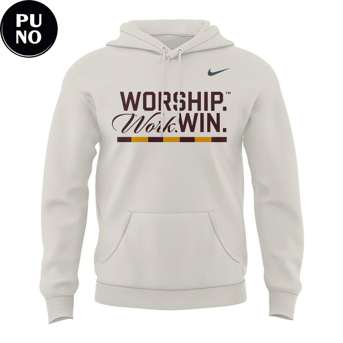 Loyola Basketball Worship Work Win Sister Jean She Is With Us Hoodie
