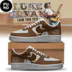 Luke Bryan x Word On The Street Tour 2026 Air Force 1 Shoes