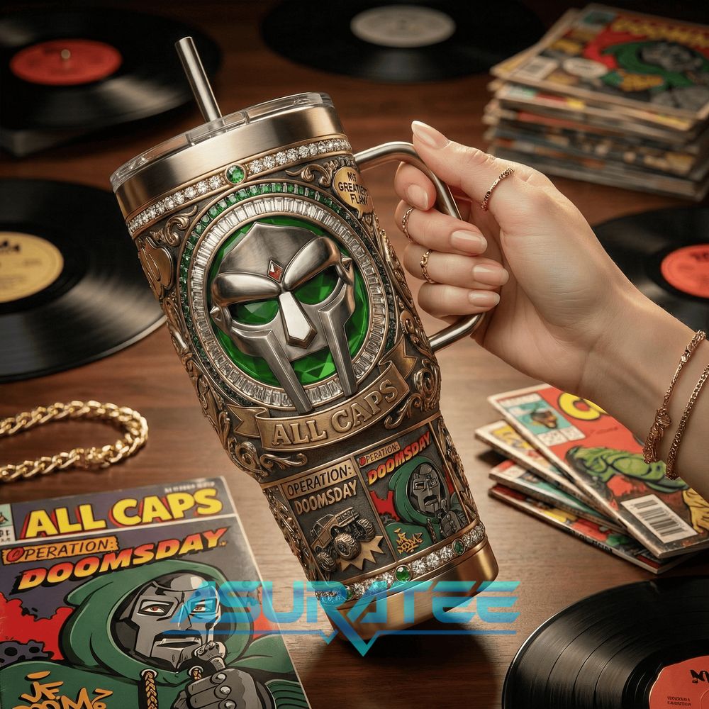 MF DOOM All Caps Limited Edition YETI Tumbler