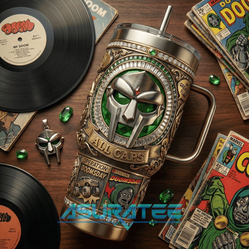 MF DOOM All Caps Limited Edition YETI Tumbler