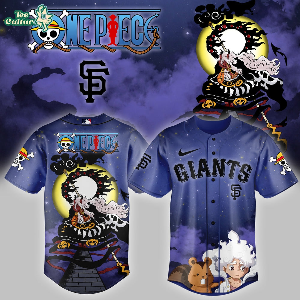 MLB All Team x One Piece Imu Anime Limited Edition Jersey Version 3