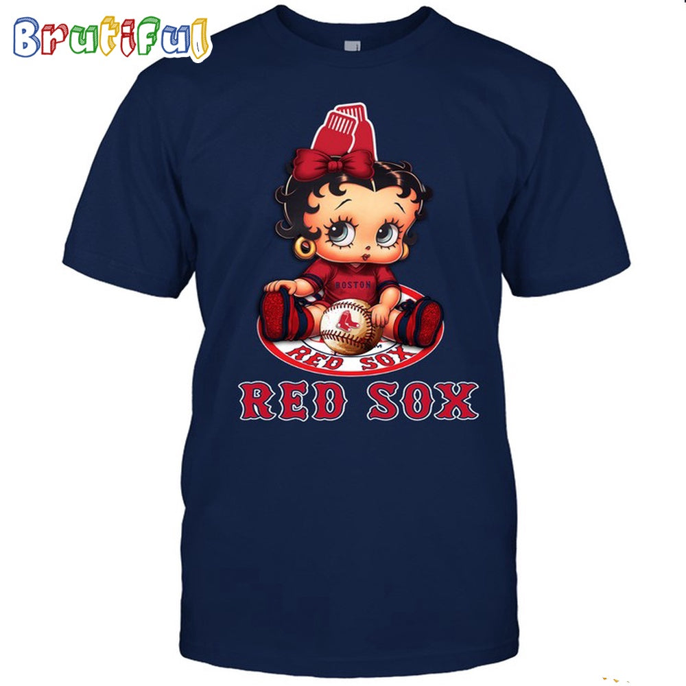 MLB BostonT-Shirt Betty Boop Baseball Tshirt