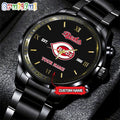MLB Cincinnati Reds Watch Black Fashion Watch Baseball Game