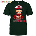 MLB Cincinnati T-Shirt Betty Boop Baseball Tshirt