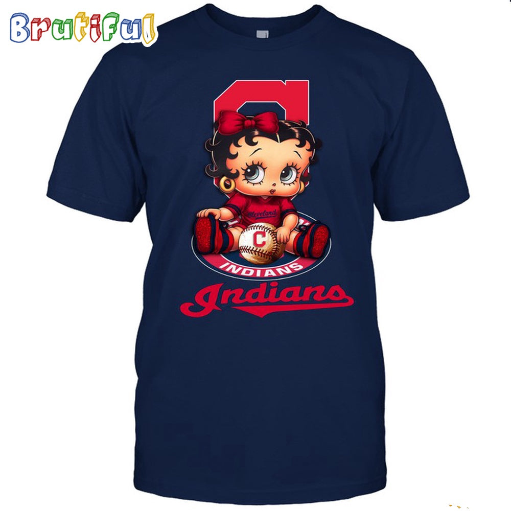 MLB ClevelandT-Shirt Betty Boop Baseball Tshirt
