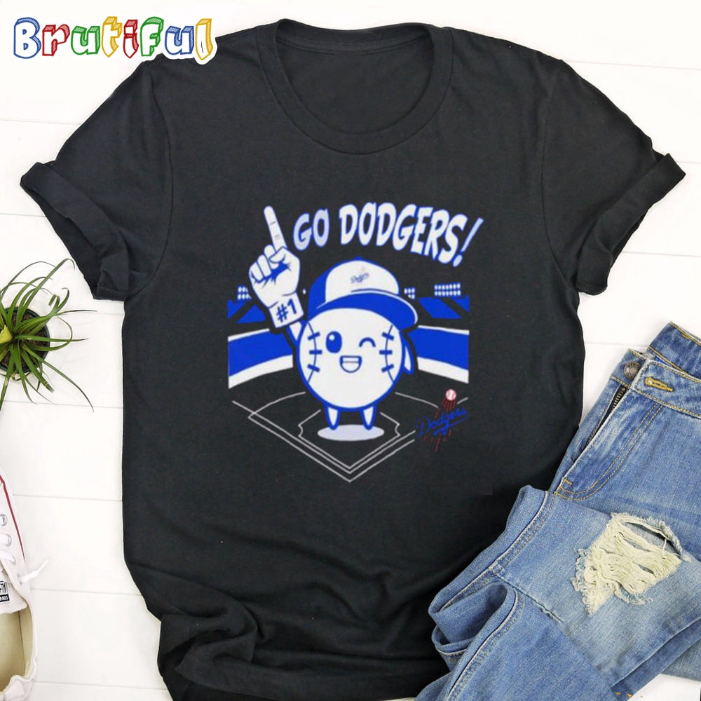 MLB Los Angeles Dodgers Go Dodgers Baseball Mascot T Shirt