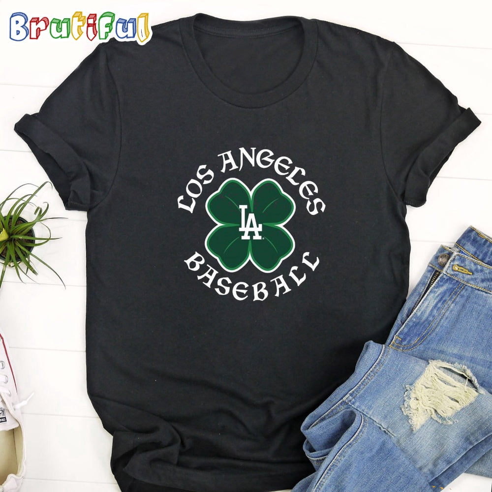 MLB Los Angeles Dodgers Kelly Green Team St. Patrick’s Day T Shirt