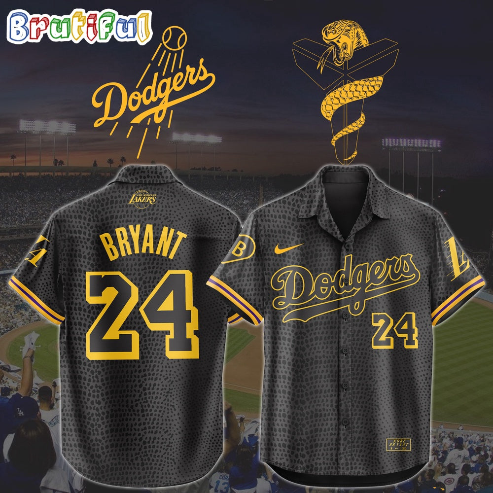 MLB Los Angeles Dodgers x Kobe Bryant Hawaiian Shirt