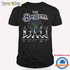 MLB Milwaukee Brewers Baseball Go On The Road Signature T Shirt