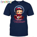 MLB Minnesota T-Shirt Betty Boop Baseball Tshirt