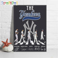 MLB New York Yankees The Legends Abbey Road Signatures 2024 Wall Art Poster Canvas