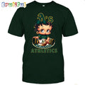 MLB Oakland T-Shirt Betty Boop Baseball Tshirt