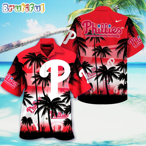MLB Philadelphia Phillies 2024 Palm Tree Hawaiian Shirt