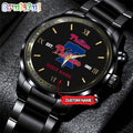 MLB Philadelphia Phillies Watch Black Fashion Watch Baseball Game
