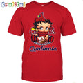 MLB St. Louis T-Shirt Betty Boop Baseball Tshirt