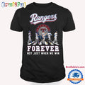 MLB Texas Ranger Forever Not Just When We Win Team Player Signature T Shirt