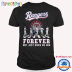 MLB Texas Ranger Forever Not Just When We Win Team Player Signature T Shirt