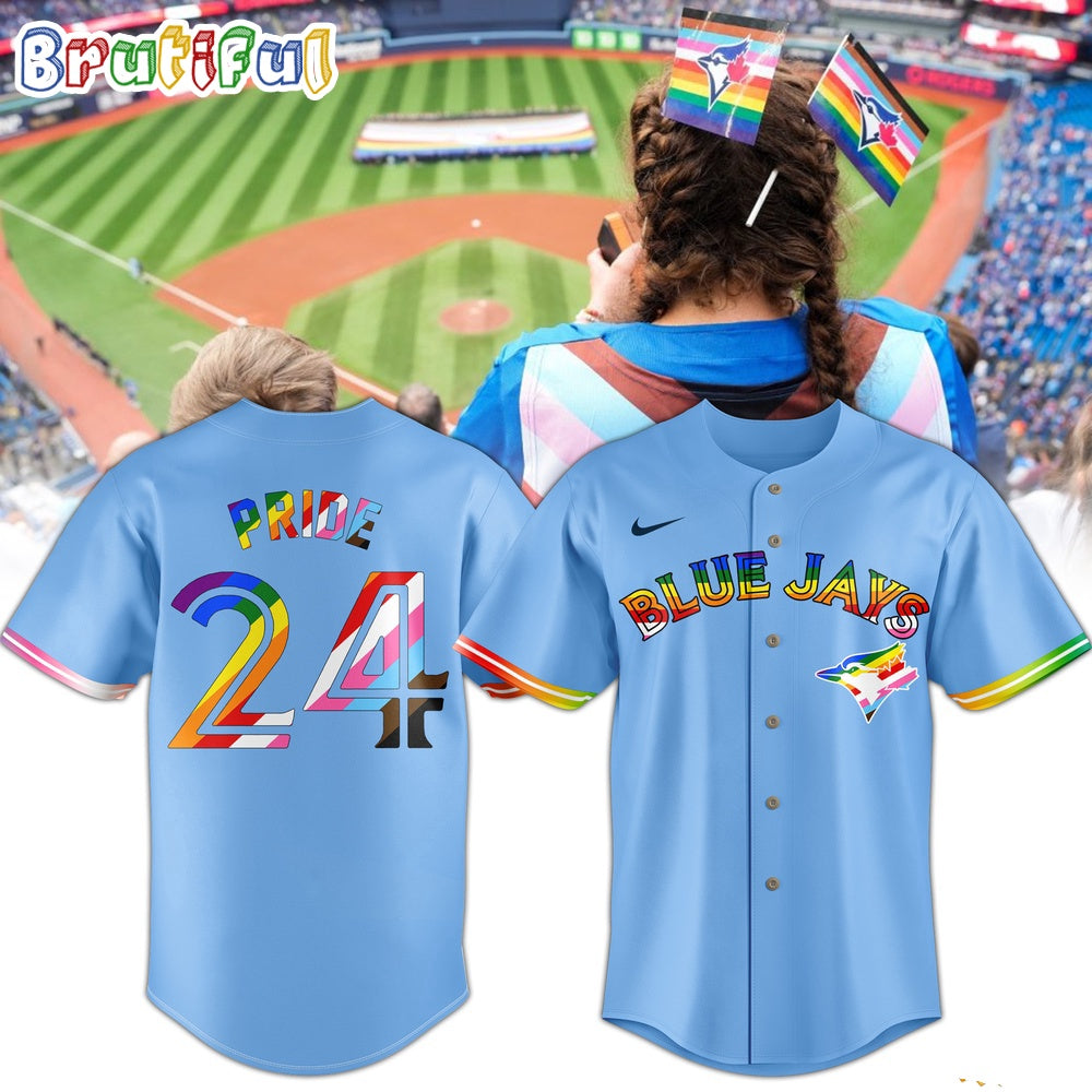 MLB Toronto Blue Jays Special Pride Night 2024 Baseball Jersey