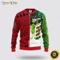 MLB Detroit Tigers Christmas Ugly Sweater Grinch And Scooby-Doo Gift For Baseball Fans
