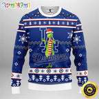 MLB Los Angeles Dodgers Christmas Ugly Sweater Print Funny Grinch Gift For Baseball Fans