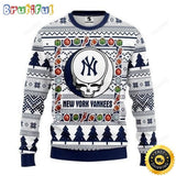 MLB New York Yankees Ugly Christmas Sweater The Intelligence Of The Skull Unisex Sweater