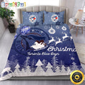 MLB Toronto Blue Jays Bedding Sets Santa Claus Sleigh And Reindeer Christmas Bedding Sets Quilt Bedding Sets
