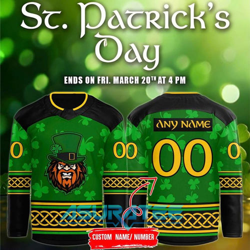 Macon Mayhem 2026 St. Patrick’s Day Special Hockey Jersey