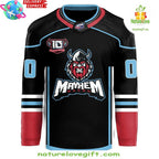 Macon Mayhem 2026 Home Hockey Jersey Game Day