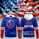 Macon Mayhem Salute To Service 2025 Hoodie